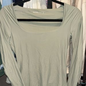 Abercrombie and fitch seamless square neck top